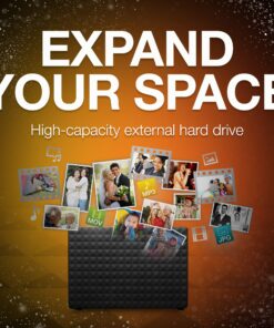 Alternative view of Seagate Expansion 5TB Desktop External Hard Drive USB 3.0 (STEB5000100),Black HDD