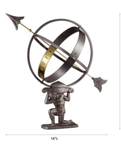 Good Directions Atlas Armillary Sundial Pewter 12 81EruohywhL