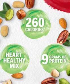 PLANTERS NUT-rition Heart Healthy Nut Mix, Snack Mix, 1.5 oz, 18 Count 16 81EsFY GK1L