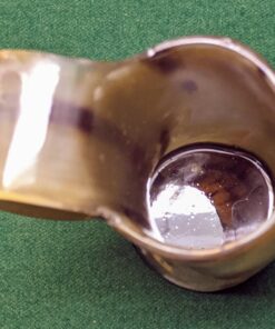 AleHorn Original Handcrafted Authentic Viking Drinking Horn Tankard for Beer Mead Ale - Genuine Medieval Inspired Stein Mug Food Safe Vessel with Handle (XL - 20oz, Durable Resin Base) XL - 20oz 38 81Esek2V77L