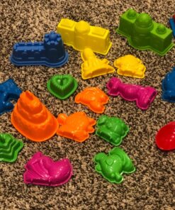 USA Toyz Sand Molds Beach Toys for Kids - 23pk Sand Castle Building Kit Sandbox Toys for Toddlers, Compatible with Molding Clay or Play Sand, Beach Sand Water Toys Indoor Outdoor Sensory Toys for Kids 23pk Sand Molds 36 81Esrllf8L