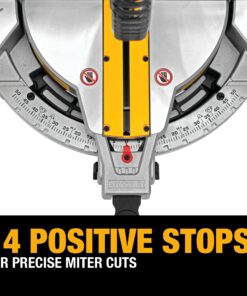 DEWALT Miter Saw, 12-Inch, Double Bevel, Compound, XPS Cutline, 15-Amp (DWS716XPS) New 12" Miter Saw 68 81EtwEghCGL