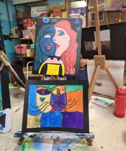 S&S Worldwide Color Splash! Liquid Watercolor Paint, 6 Vivid Colors, 8-oz Flip-Top Bottles, for All Watercolor Painting, Use to Tint Slime, Clay, Glue, Shaving Cream, Non-Toxic. Pack of 6. 8oz 36 81EuDoSR3ML