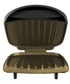 George Foreman 2-Serving Classic Plate Electric Grill and Panini Press, Black, GR136B 23 81EuGgYSXL 1