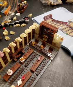 LEGO Harry Potter Hogwarts Great Hall 75954 Building Kit and Magic Castle Toy, Fantasy Creatures, Hermione Granger, Draco Malfoy and Hagrid (878 Pieces) 62 81EuZJL4nVL