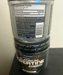 Creatine Monohydrate Powder | MuscleTech Platinum | Pure Micronized | Muscle Recovery + Builder for Men & Women | Workout Supplements | Unflavored (80 Servings) 80 Servings 57 81EvBudWilL