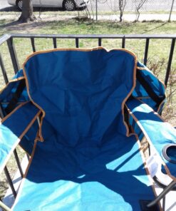 Quik Shade MAX Shade Relaxing Chair With Cup Holders, Foldable, Aluminum, Blue 61 81EvbDI 3gL