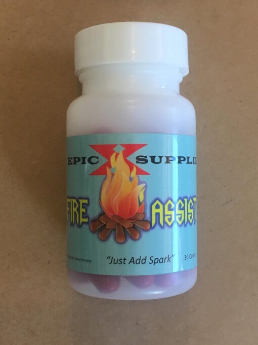 Emergency Fire Starter/Survival Caps - Magnesium Powder Capsules