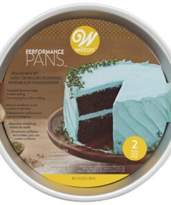 Alternative view of Wilton Performance Pans Aluminum 9-Inch Round Cake Pans Set, 2-Piece,Silver 9" 9" Round Pan