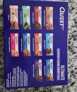 Quest Nutrition Ultimate Variety Pack Protein Bars, High Protein, Low Carb, Gluten Free, Keto Friendly, 12 Count 26 81ExXA01gAL