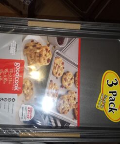 Goodcook Nonstick Steel 3-Piece Cookie Sheet Set Set of 3 22 81Exnflv9EL