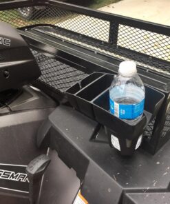 Goplus ATV Front Rack, Universal ATV Storage Rack, Heavy Duty Luggage Carrier with Metal Mesh Frame, ATV/UTV Cargo Basket, 36.5”L x 17.5”W x 6.5”H 30 81EzriOy1CL