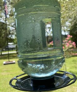 Perky-Pet 780 Outdoor Hanging Water Cooler Bird Waterer and Dispenser,Blue, 1.5 Qt Capacity 37 81F aujZDL