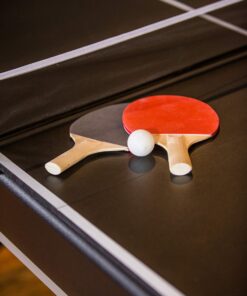 Triumph Sports Phoenix 7’ Billiard Table with Table Tennis Conversion Top for a Game of Pool or an Action-Packed Table Tennis Game 38 81F2b86QSwL