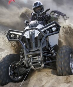 Warn Vantage 3000 Winch - 3000 lb. Capacity, 50' of 5/16" Wire Rope, Roller Fairlead, Wired Remote Control, Weather-Sealed, for ATV/UTV 16 81F2iIJ8tyL