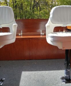 Attwood 91320-ADJ Swivl-Eze Adjustable Pedestal, Height Adjustable 11 ½-17 ½ Inches, for Boat Seat, Black Powder Coated 26 81F4gu2D5sL