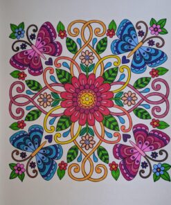 Colorful Creations Butterfly Mandalas: Coloring Book Pages Designed to Inspire Creativity! (Design Originals) 32 Gorgeous Designs & Tips from Jess Volinski, Artist of the Notebook Doodles Series Paperback, Coloring Book 32 81F4zgZkwYL