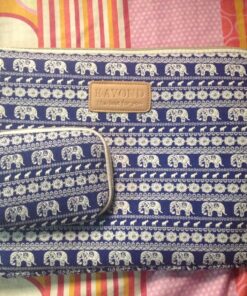 Kayond KY-23 Canvas Fabric Sleeve for 14.1-Inch Laptops - Elephant Patterns 22 81F5FfJD UL