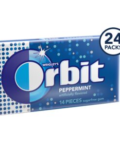 Orbit Peppermint Sugarfree Gum, 14 count (Pack of 24) 12 81F5MmO6keL