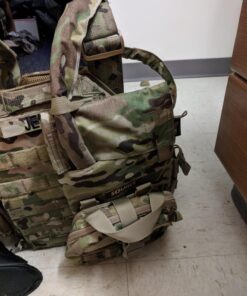 Source Hydration Pack 1 Liter Kangaroo with Molle Pouch Webbing for Easy Attachment to Tactical Vest or War Belt - Closed Cell Insulation Keeps Water Cool, Coyote Multicam 25 81F64QEf7L