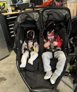 BOB Gear Revolution Flex 3.0 Duallie Double Jogging Stroller, Graphite Black 50 81F6CbgBqL