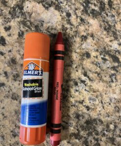 Elmer's Disappearing Purple School Glue Sticks, Washable, 7 Grams, 60 Count 25 81F6Gk5qFoL