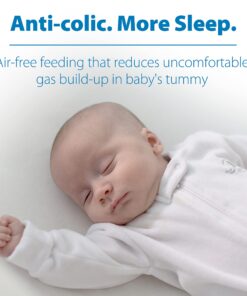 Dr. Brown's Natural Flow® Anti-Colic Options+™ Narrow Baby Bottles 8 oz/250 mL, with Level 1 Slow Flow Nipple, 4 Pack, 0m+ 8oz, Clear 4 Count (Pack of 1) 34 81F6oj4gdqL