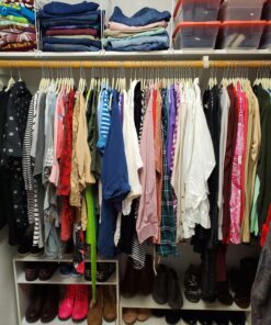 TECHZOO 50 Pack New Premium Quality Velvet Hangers Ultra Thin Non Slip Adult Felt Space Saving Hangers for Closet Heavy Duty Coat Pants Jackets Dress Hangers 360° Swivel Hook Hold Upto 10 lbs Ivory 31 81F7sL6ajL