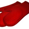 Kitchen Elements Ultra-Flex Red Silicone Kitchen Cooking Mitt, 1 Pair