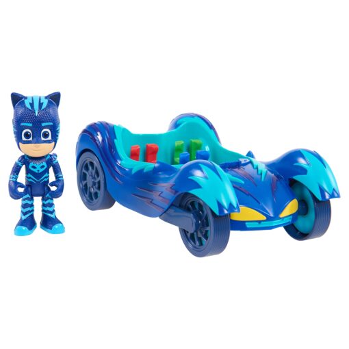 PJ Masks Vehicle, Cat-Car & Catboy Figure, Kids Toys for Ages 3 Up by Just Play Cat Boy Cat Car