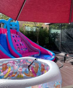 Little Tikes Rocky Mountain River Race Inflatable Slide Bouncer Multicolor, 161.00''L x 169.00''W x 103.00''H --- Weight: 50.00lbs. Little Tikes Bouncer 22 81F8vzf7L2L