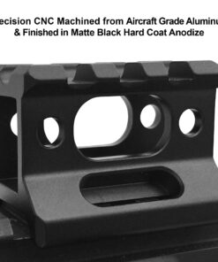 3-slot Slim Picatinny Short Riser Mount 1" High, 3 Slots, Black 26 81FAfjwcDFL