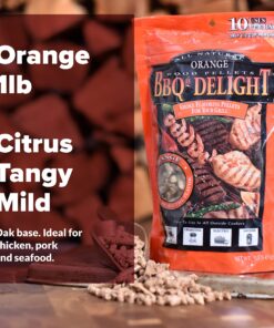 BBQr's Delight Wood Smoking Pellets - Super Smoker Gift Value Pack - 1 Lb. Bag - Apple, Sugar Maple, Savory Herb, Orange, Black Walnut, and Cherry Gift set 1 16 81FBQVMIHrL