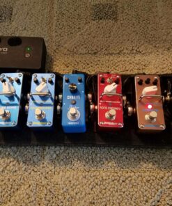 WORLDS BEST CABLES 6 Units - 6 Inch - Pedal, Effects, Patch, Instrument Cable Custom Made Made Using Mogami 2319 Wire and Eminence Nickel Plated ¼ inch (6.35mm) R/A Pancake Type Connectors 24 81FC5J06NuL