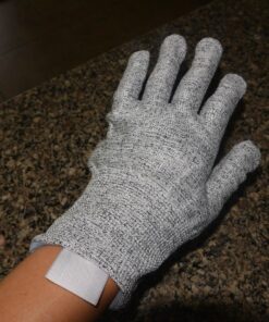 Stark Safe Cut Resistant Gloves, Level 5 Protection, Kitchen Cut Gloves for Meat, Shucking, Fillet, Mandolin Slicing, Carving, 1 Pair, Small 30 81FCOZsYywL