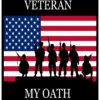 USA Flag Veteran Oath Metal Tin Sign Wall Decor Man Cave Bar Military 2 81FCl0OoVcL