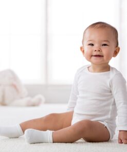 Gerber unisex-baby Multi-pack Long-sleeve Onesies Bodysuit Mitten Cuff Sizes 0-3 Months 3-pack Mitten Cuff 17 81FDQ7EEP L 1