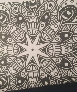 Mandala Coloring Book: 100+ Unique Mandala Designs and Stress Relieving Patterns for Adult Relaxation, Meditation, and Happiness (Magnificent Mandalas) Paperback, Large Print 80 81FEEGfLOML