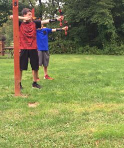 GPP 28-inches Fiberglass Archery Target Arrows - Practice Arrow or Youth Arrow for Recurve Bow 12 Black Arrows 24 81FFbsqDLL