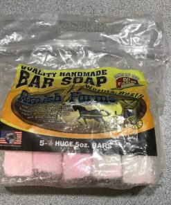 Amish Farms All Natural Soap Bar - Made in USA, Handmade, Vegan Moisturizing Natural Body Soap for Sensitive Skin, Wildflower Scent 5 Oz Each (5 Bars) 38 81FGIx TlGL