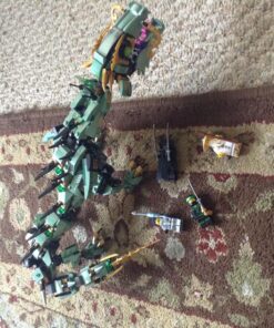 LEGO NINJAGO Movie Green Ninja Mech Dragon 70612 Ninja Toy with Dragon Figurine Building Kit (544 Pieces) (Discontinued by Manufacturer) 49 81FHYDLPIqL