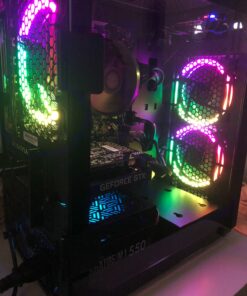 SkyTech Blaze II Gaming Computer PC Desktop – Ryzen 5 2600 6-Core 3.4 GHz, NVIDIA GeForce GTX 1660 6G, 500G SSD, 8GB DDR4, RGB, AC WiFi, Windows 10 Home 64-bit 2600 | GTX 1660 52 81FHlWlblL