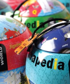 The Purple Cow - Mapedia World Map Jigsaw Puzzle - A Puzzle For Both At Home & On The Go! A Jigsaw Puzzle of 100Piece (705) 10 81FIZ6jsiUL