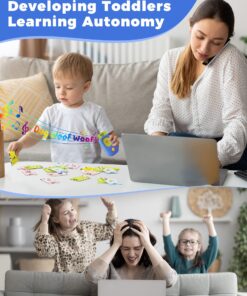 KOKODI Toddler Toys - Talking Flash Cards for Boys 2 3 4 5 Year Old Birthday Gifts, Autism Speech Therapy Toys for Autistic Children, Learning Toys with 224 Sight Words for Kids, Montessori Toys 224 Words Blue 20 81FJclPwLeL