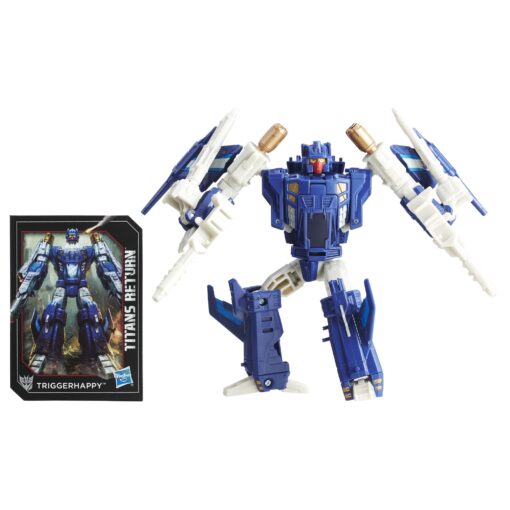 Transformers Generations Titans Return Triggerhappy and Blowpipe