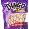 Dingo Twist Sticks Rawhide Treats, 200-Pack (4 Units of 50-Pack) 41 81FLSGViqJL