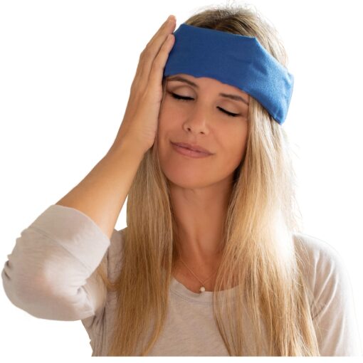 Thera-Med Cooling Headache Relief Band - Fabric Lined Ice Pack for Headache Relief and Migraine Relief - Works On Tension Headaches, Sinus Headaches, Minor Injuries