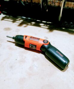 BLACK+DECKER Cordless Screwdriver with Pivoting Handle, Electric Screwdriver, 180 RPM, 3.6V, Charger and 2 Hex Shank Bits Included (Li2000) Screwdriver Only 46 81FOl8qhbdL