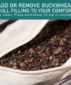 Yoga Meditation Buckwheat Bolster Pillow Cushion Green 13" x 13"" 20 81FP2j6prmL 3