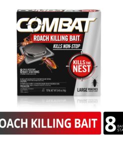 Alternative view of Combat Roach Killing Bait, Roach Bait Station For Large Roaches, Kills The Nest, Child-Resistant, 8 Count,Insects